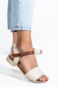 Bézs természetes bőr szandál 5s7h50