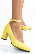 Sárga természetes bőr magassarkú cipők 1s7h600x
