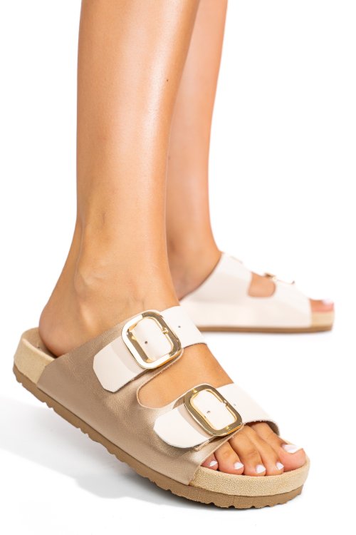 Bézs természetes bőr szandál es7h2051