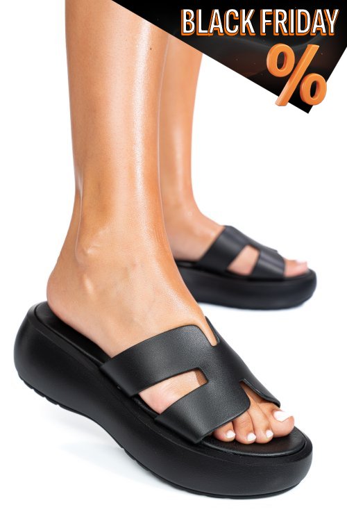 Fekete természetes bőr szandál ms7harlia-501