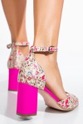 Fukszia természetes bőr szandál 5s7h925