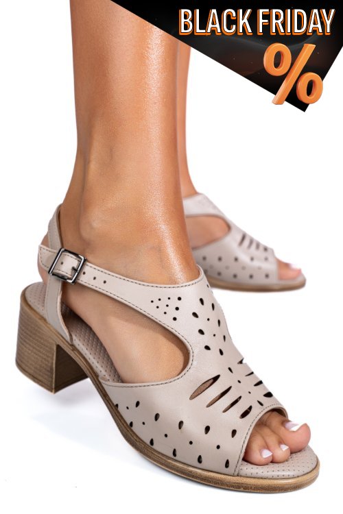 Rózsaszín természetes bőr szandál 4s7h73