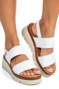 Fehér természetes bőr szandál 1s7h8362