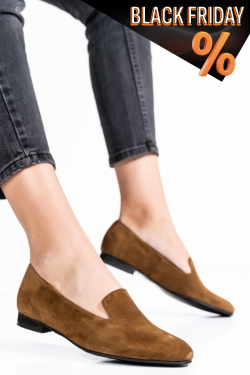 Barna fordított bőr alkalmi cipők 4s7h65