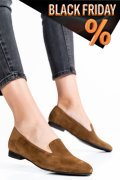 Barna fordított bőr alkalmi cipők 4s7h65