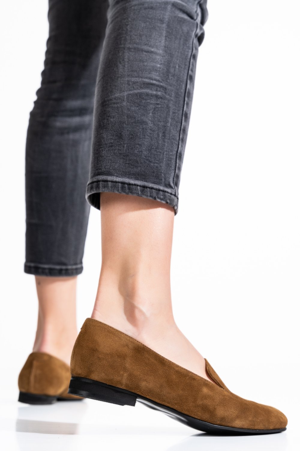 Barna fordított bőr alkalmi cipők 4s7h65