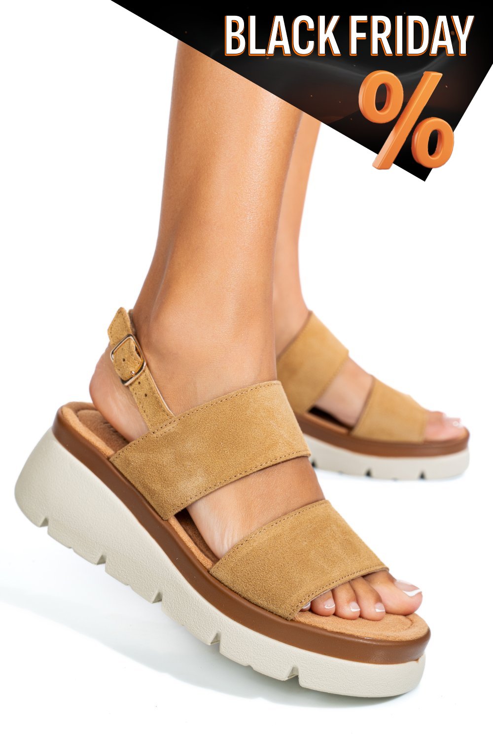 Barna természetes bőr szandál 1s7h8362