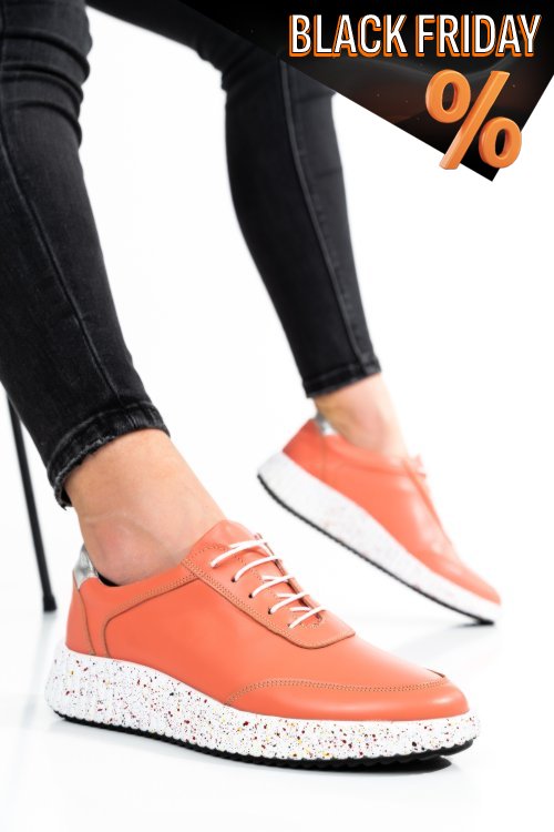 Rózsaszín természetes bőr sport cipők 2s7h31688np