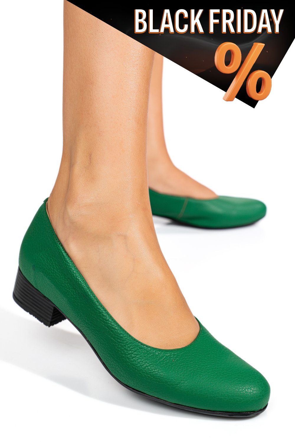 Zöld természetes bőr magassarkú cipők 2s7h040