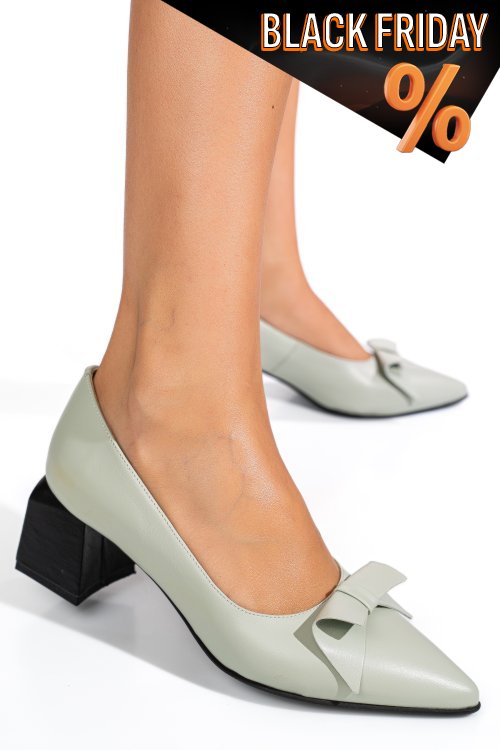 Türkiz természetes bőr magassarkú cipők 5s7h463