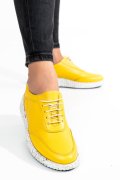 Sárga természetes bőr sport cipők 2s7h31688np