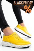 Sárga természetes bőr sport cipők 2s7h31688np