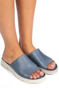 Kék természetes bőr papucs 1s7h154304