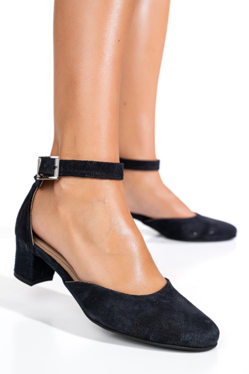 Tengerészkék természetes bőr szandál 1s7h441b