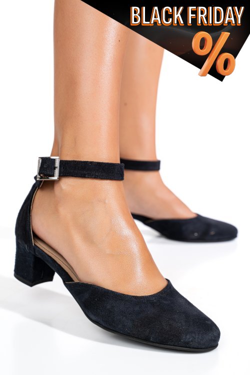 Tengerészkék természetes bőr szandál 1s7h441b