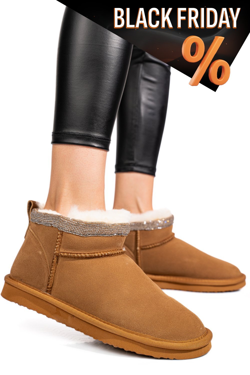 Barna természetes bőr csizma 0s7h957