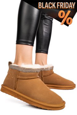 Barna természetes bőr csizma 0s7h957