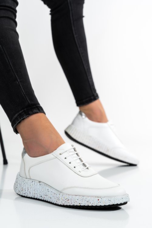 Fehér természetes bőr sport cipők 2s7h31688np
