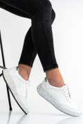Fehér természetes bőr sport cipők 2s7h31688np