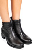 Fekete természetes bőr bakancs 5s7h3132003
