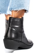 Fekete természetes bőr bakancs 5s7h1132263