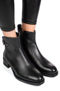 Fekete természetes bőr bakancs 5s7h3130154