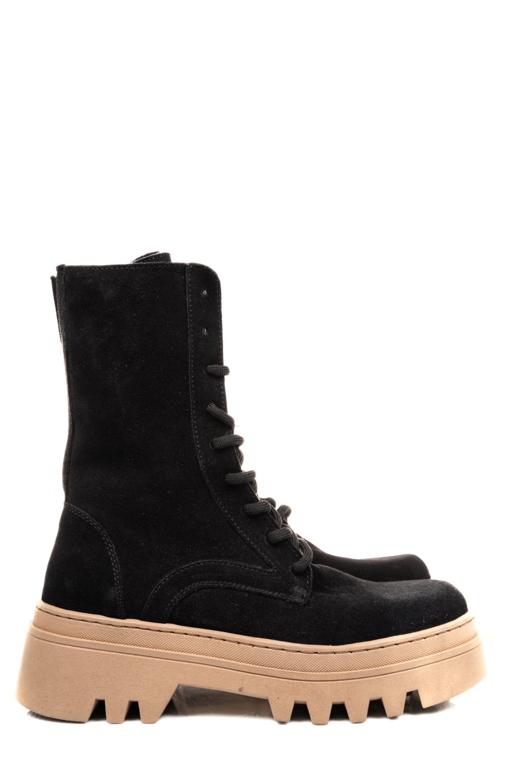 Fekete fordított bőr bakancs 5s7h2132500