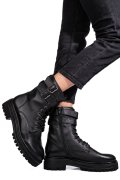 Fekete természetes bőr bakancs 5s7h3132251