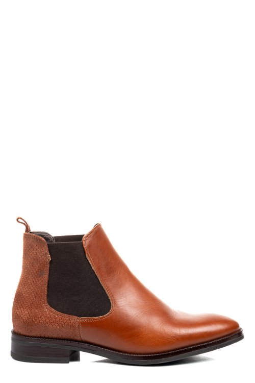 Barna természetes bőr bakancs 5s7h0130312