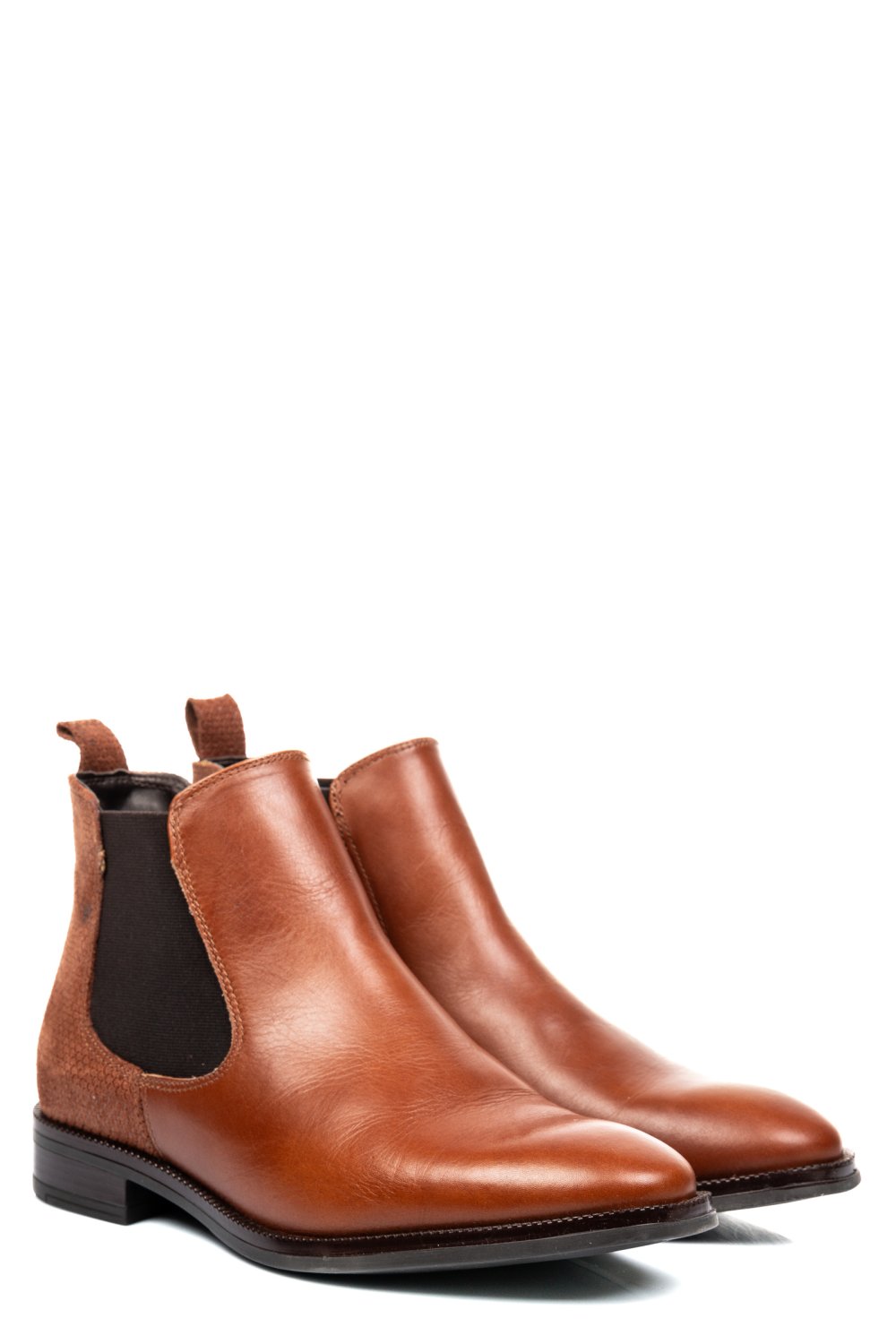 Barna természetes bőr bakancs 5s7h0130312