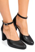 Fekete természetes bőr magassarkú cipők 1s7h998