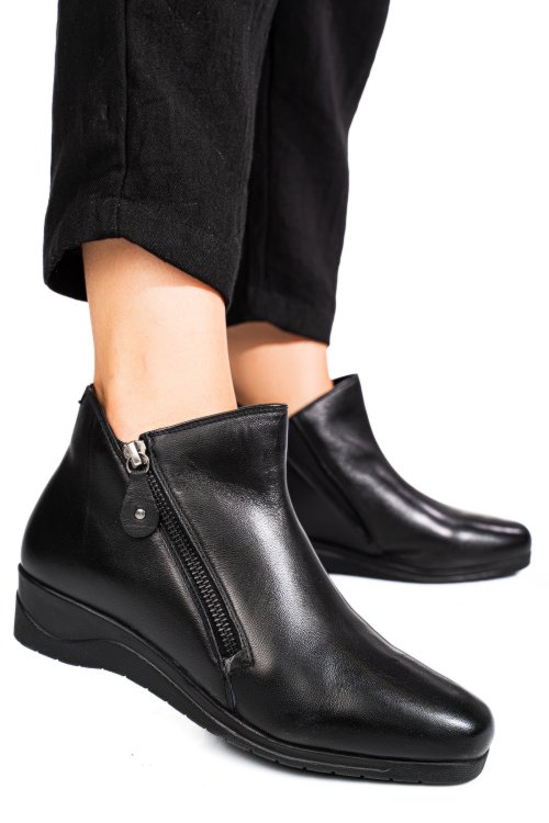 Fekete természetes bőr bakancs ns7himage-04