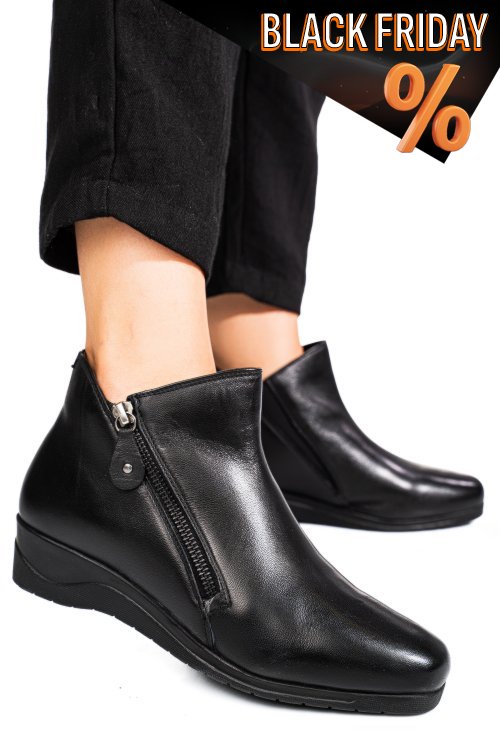 Fekete természetes bőr bakancs ns7himage-04