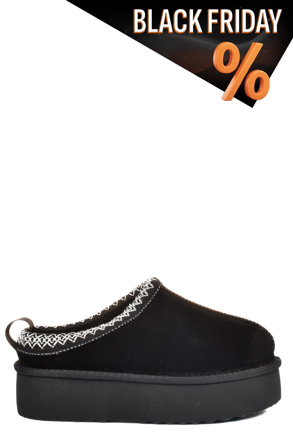 Fekete fordított bőr csizma 1s7h253