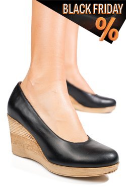 Fekete természetes bőr magassarkú cipők 1s7h237