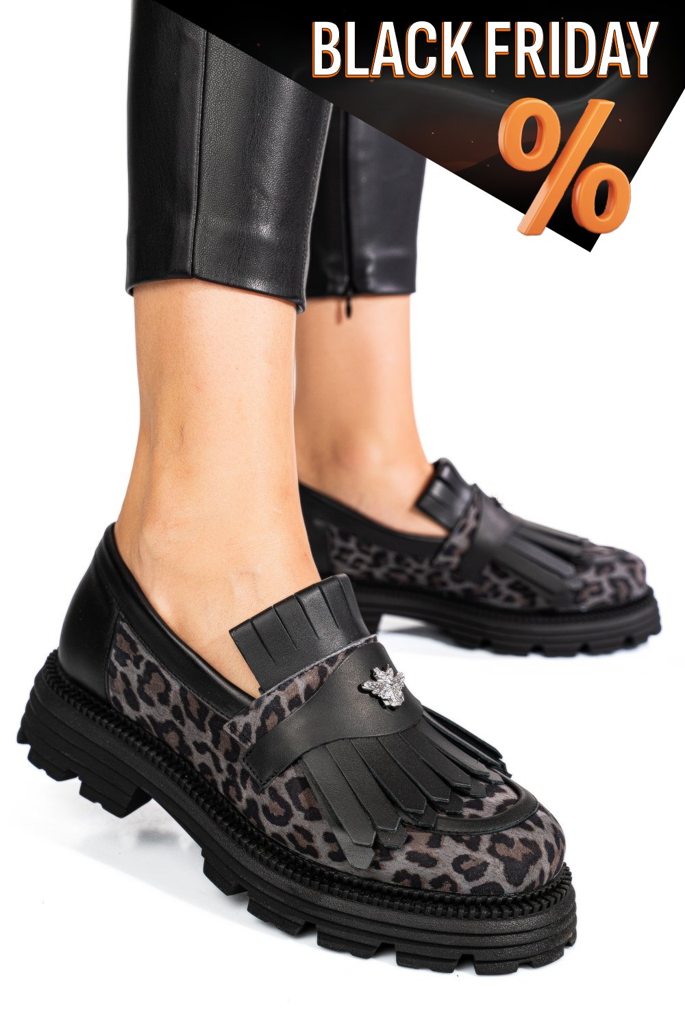 Szürke természetes bőr női lapos cipők 3s7h95