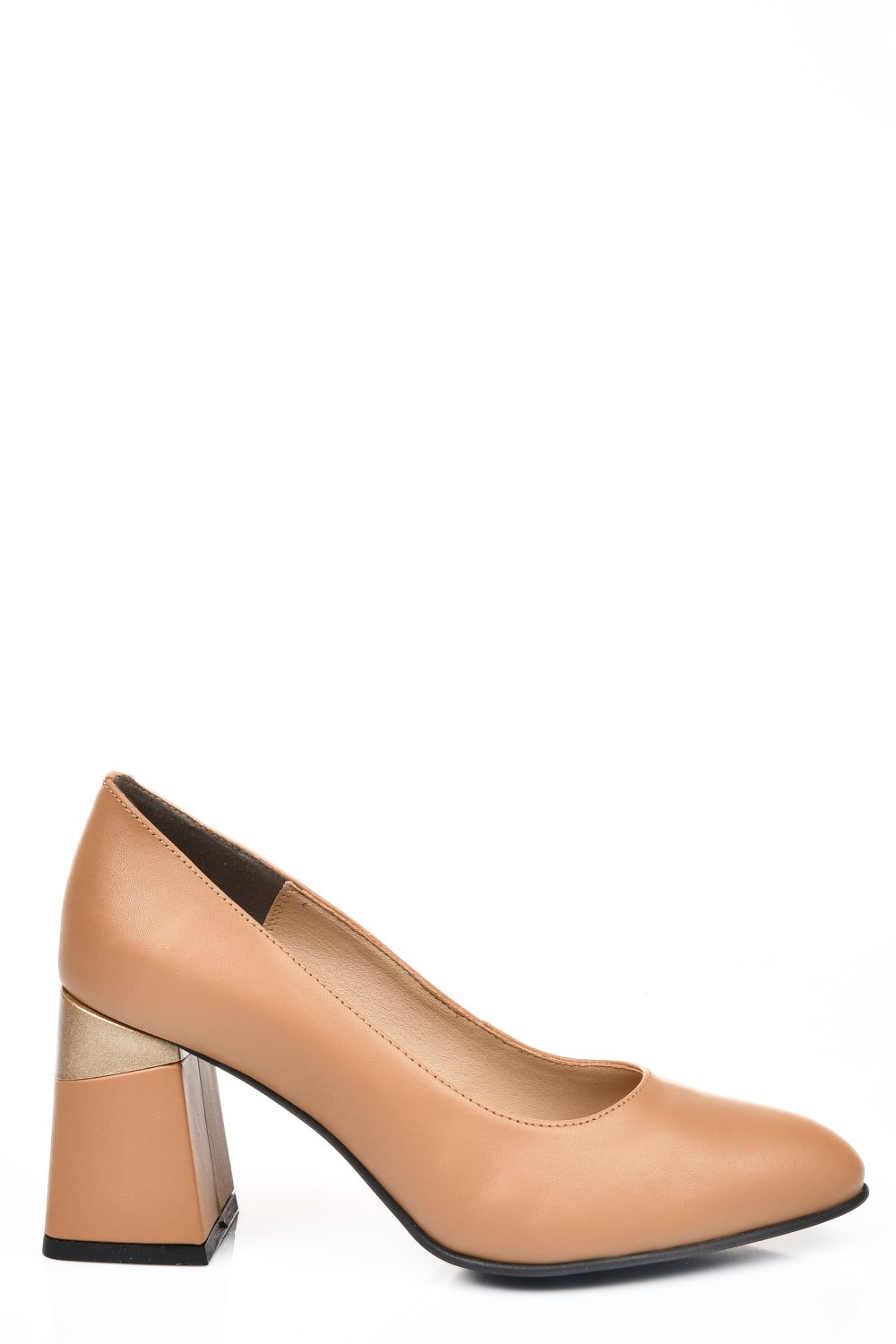 Bézs természetes bőr magassarkú cipők 5s7h005