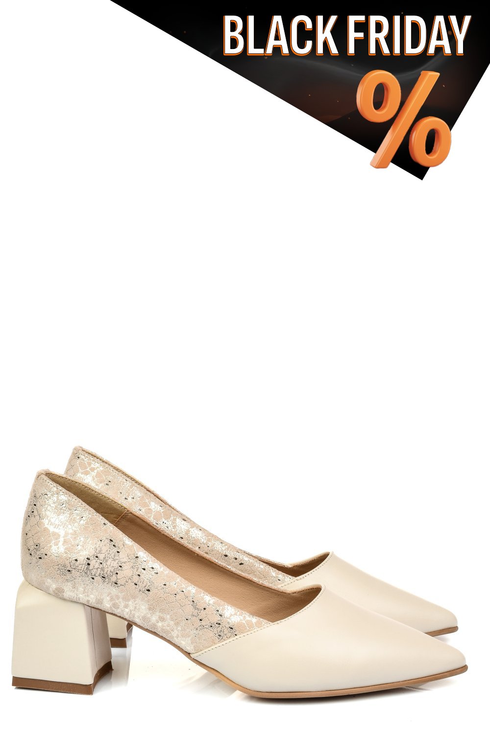 Bézs természetes bőr magassarkú cipők 5s7h460