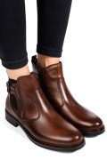 Barna természetes bőr bokacsizma 5s7h3130001