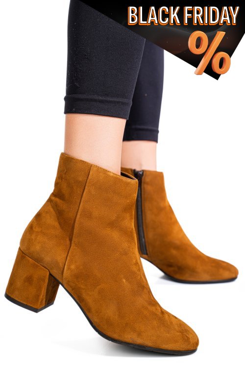 Barna fordított bőr bokacsizma 5s7h0132050