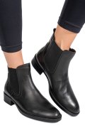 Fekete természetes bőr bakancs 5s7h0130295