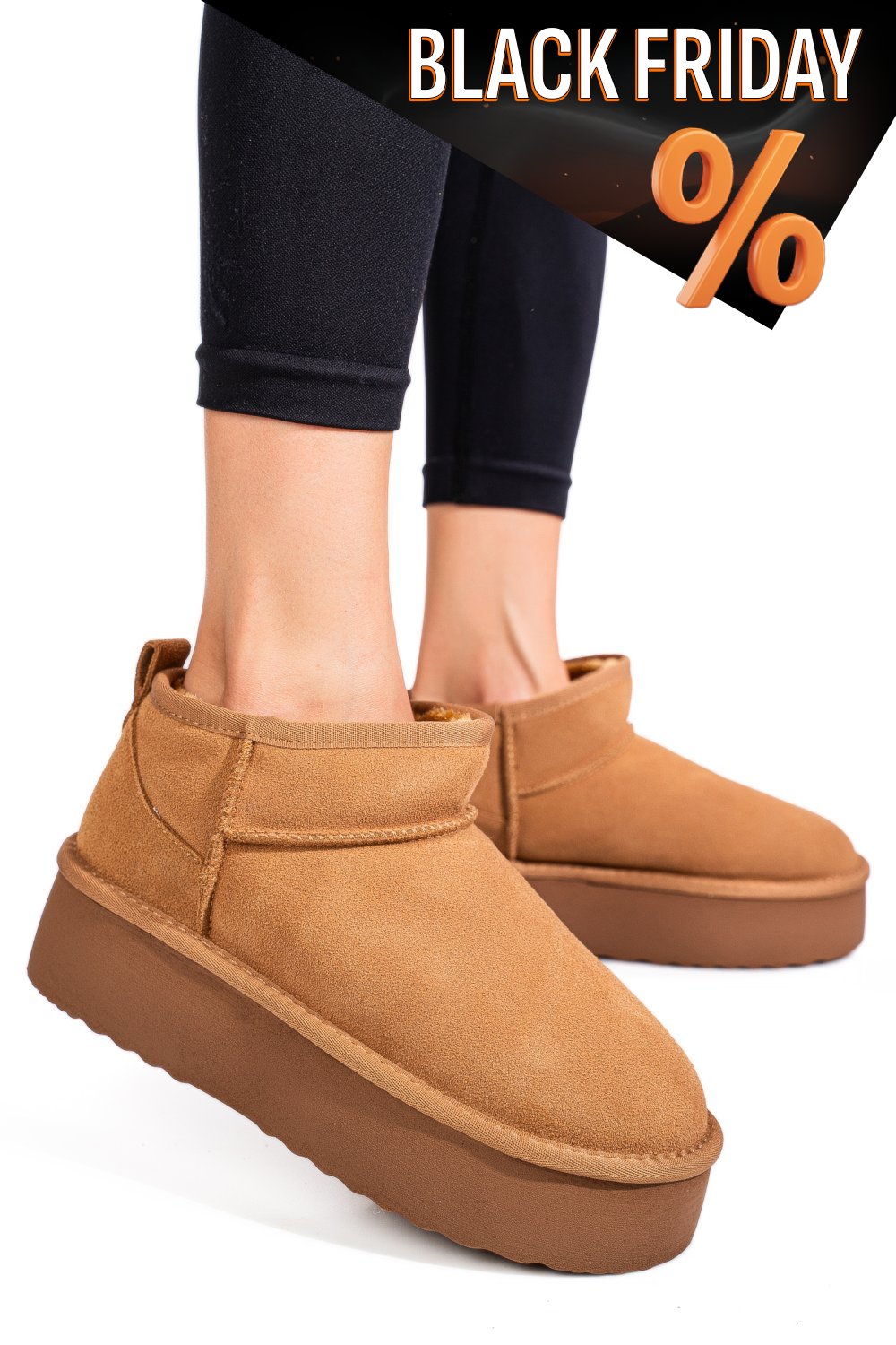 Barna fordított bőr csizma 1s7h250