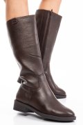 Barna természetes bőr csizma 7s7h717