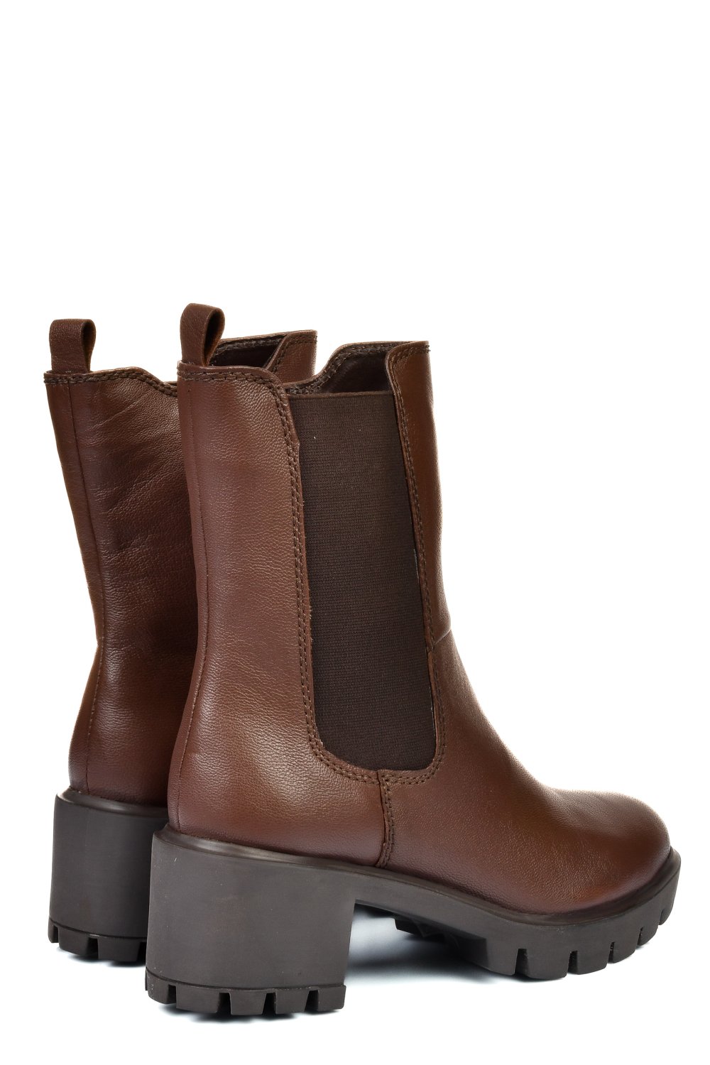 Barna természetes bőr bokacsizma 8s7h799