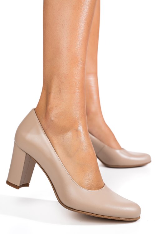 Természetes bőr magassarkú cipők 1s7h700