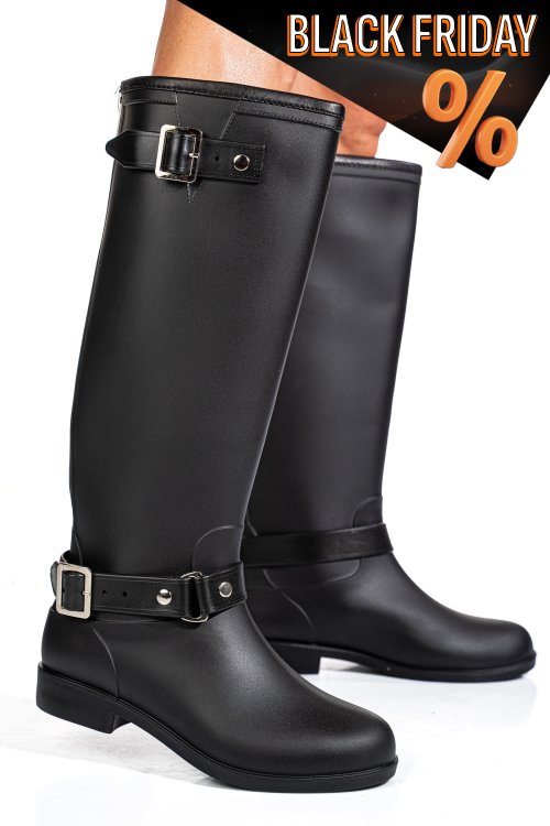 Fekete csizma rs7hj008