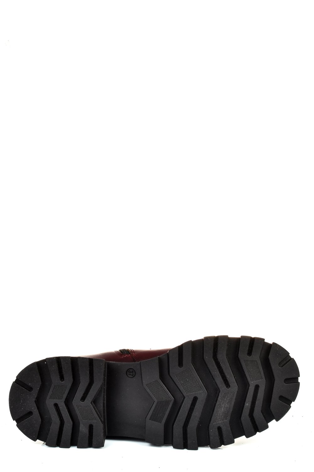 Bordó természetes bőr bakancs 4s7h29