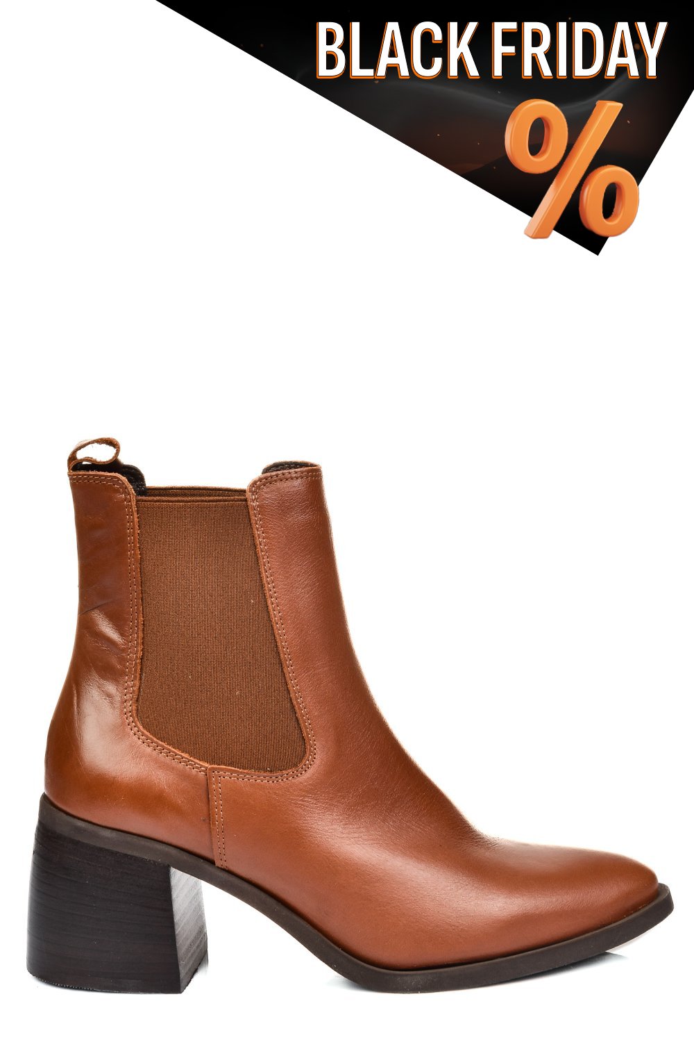 Barna természetes bőr bokacsizma 0s7h517theo