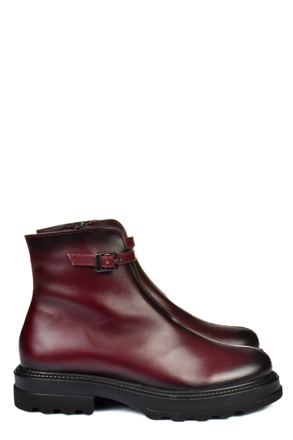 Bordó természetes bőr bakancs 4s7h30