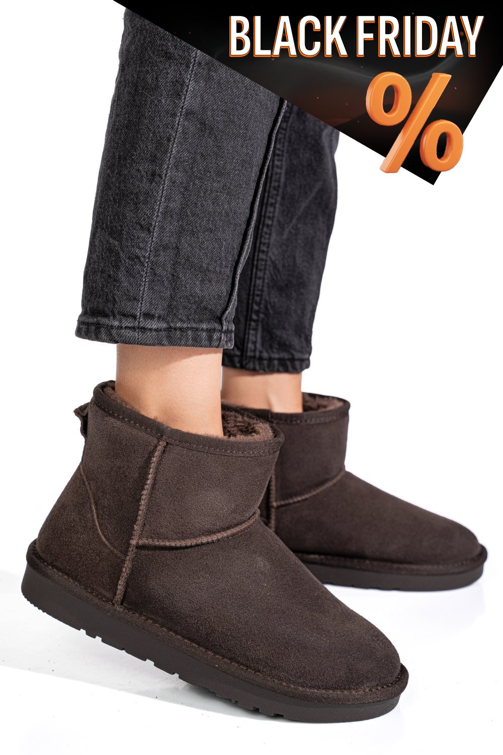 Barna fordított bőr csizma is7h1201